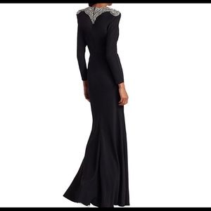 ALEXANDER MCQUEEN EMBELLISHED LONG SLEEVE GOWN SIZE 44 BRAND NEW